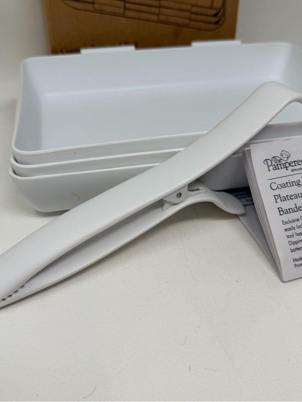 NEW PAMPERED CHEF COATING TRAYS - Picture 5 of 10